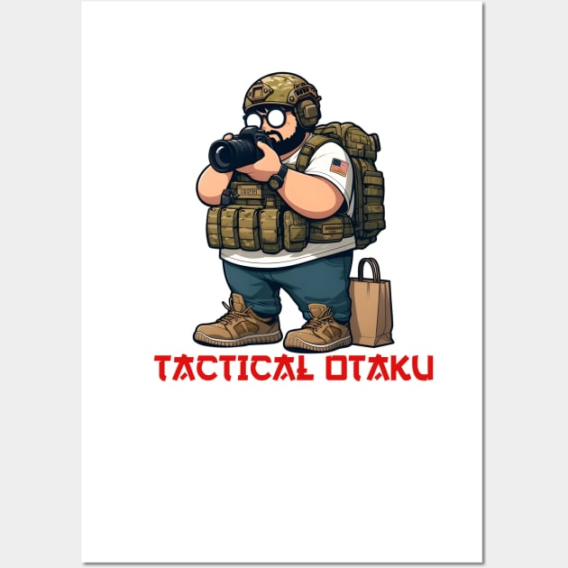 Tactical Otaku Wall Art by Rawlifegraphic